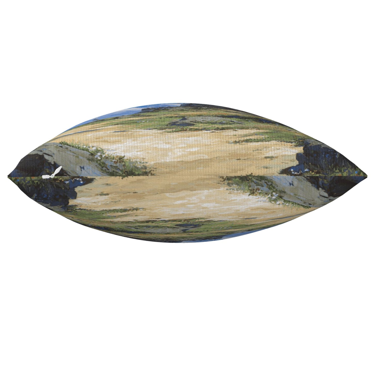 18"x18" Sci-Fi Tower Pillow Cover – Futuristic Satellite Base Illustration for Tech-Inspired Interior Decor